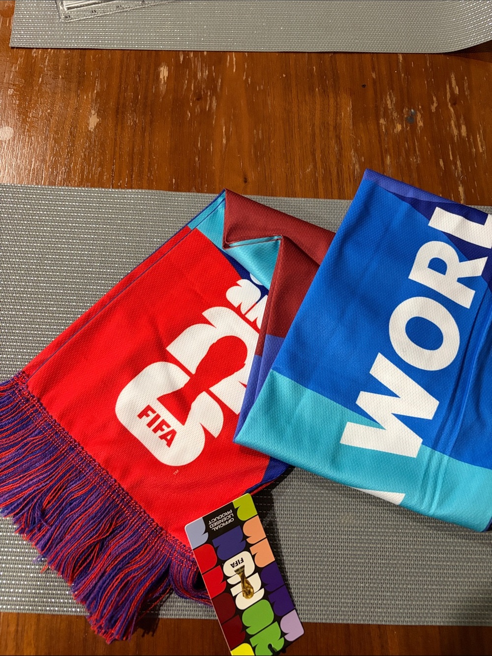 FIFA World Cup Red & Blue Supporter Scarf